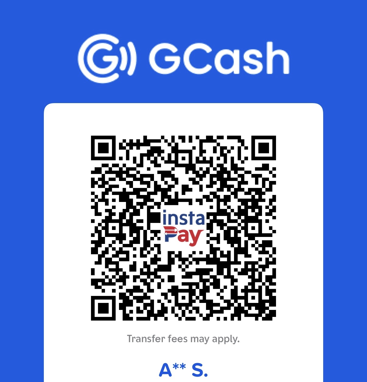 GCash payment QR code
